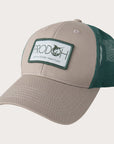 Boys' Trucker Hat in Trench Coat Tan and Green