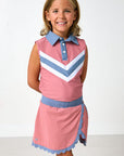 Dusty Pink/Slate Cheer Top