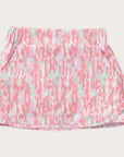 Girl's Carolina Catch Skort- Geranium Pink Stay in the Lines Camo