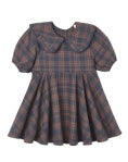 Camille Dress Midnight Plaid
