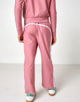 Girls Dusty Pink Wide Leg Sweatpant