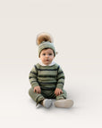 Hat- Fair Isle Sage and Navy