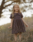 Camille Dress Midnight Plaid