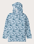 Boys' Pro Performance Hoodie T-shirt in Coastal Blues Camo with Rainbow Trout Art