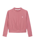 Girls Dusty Pink Crewneck