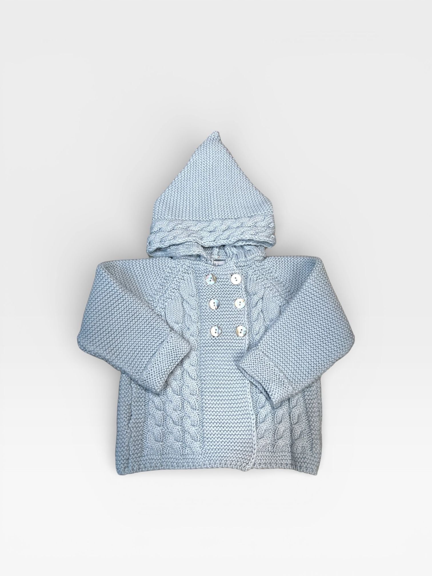 Light Blue Hooded Jacket