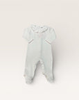 Pink Pima Pram Embroidered Footie
