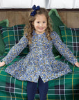 Meadow Floral Button-Front Dress