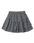 Tiered Mini Skirt Heart Ditsy