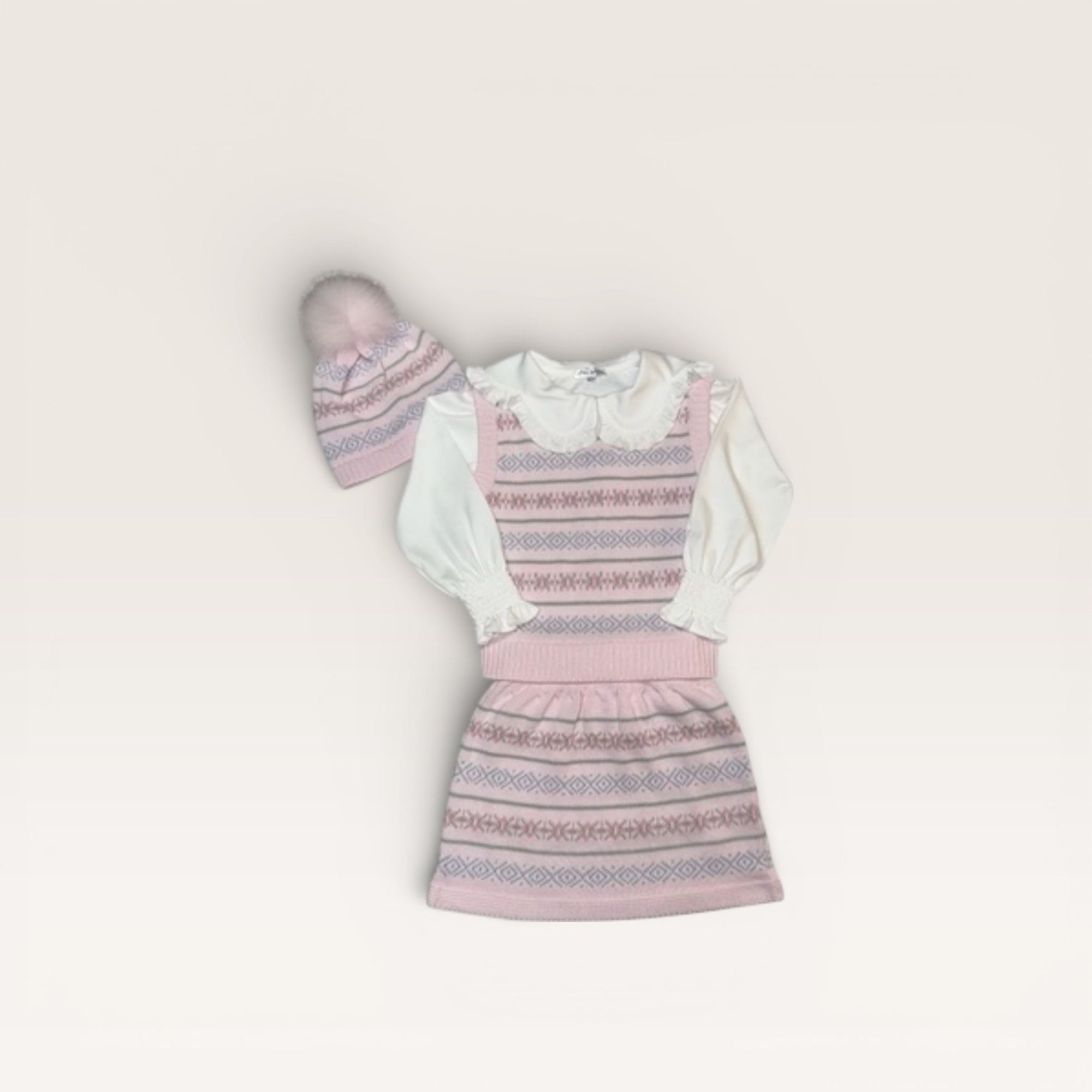 Pink Fair Isle Vest