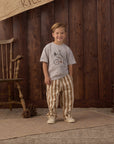 Baggy Pant Fawn Pinstripe