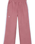 Girls Dusty Pink Wide Leg Sweatpant