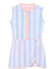 Striped in Bloom Court Dress