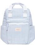 Powder Blue Stripe Everyday Coated Backpack